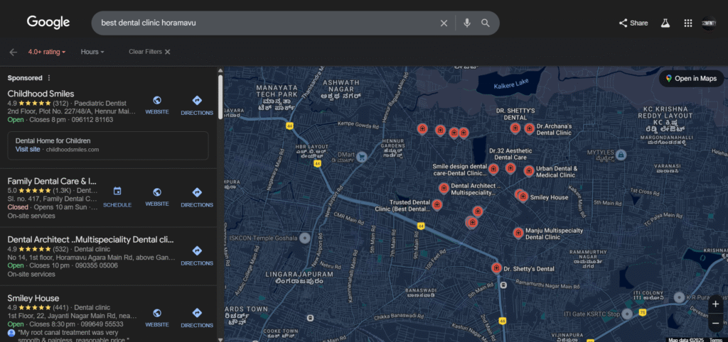 Family Dental Care GMB 1st Place
