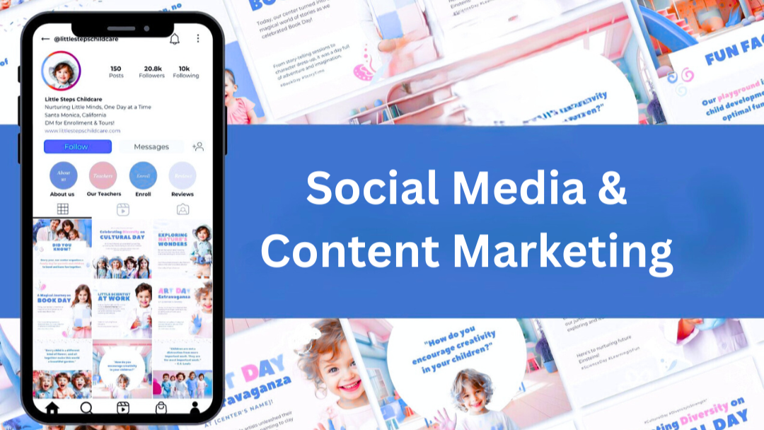 Social Media & Content Marketing For Preschool